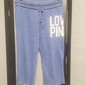 Pink capri sweats